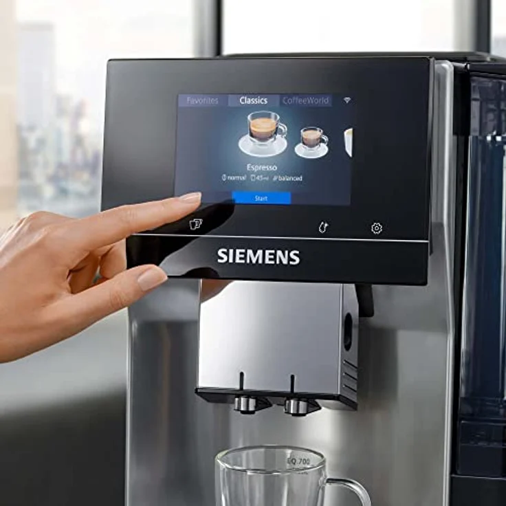 Siemens EQ.700 TP705R01 Kaffeevollautomat mit Milchsystem, schwarz – Bild 3