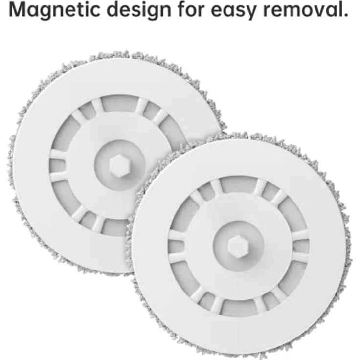 Dreame Ersatzmopptücher ×2 Paare für Dreame L10s Ultra, X40 Ultra Complete, L10 Prime, L20 Ultra, L10s Pro Ultra, L10s Plus, L10s Pro Gen2 bis zu 180 U/min, konstanter Druck, Bodenreinigung – Bild 3