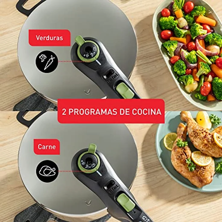 Tefal Secure Trendy 8L Grün mit Schloss – Bild 3