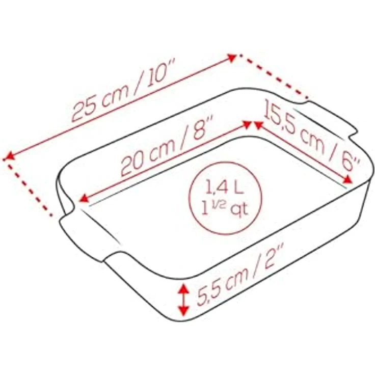 Auflaufform APPOLIA 25 x 15,5 cm safrangelb – Bild 3
