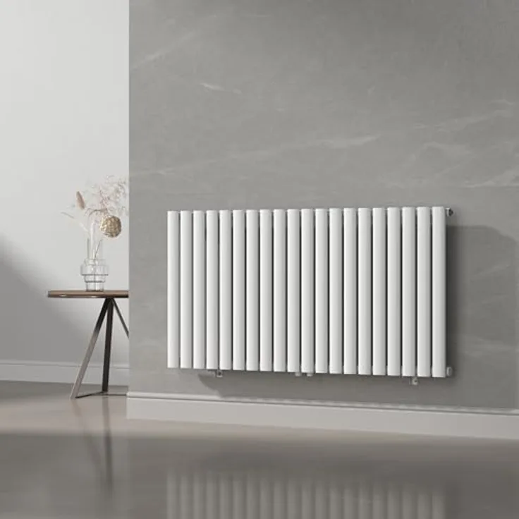 Neu.Haus Nore Flachheizkörper, Weiss, 857 W Heizleistung, platzsparendes Design für Wohnbereiche