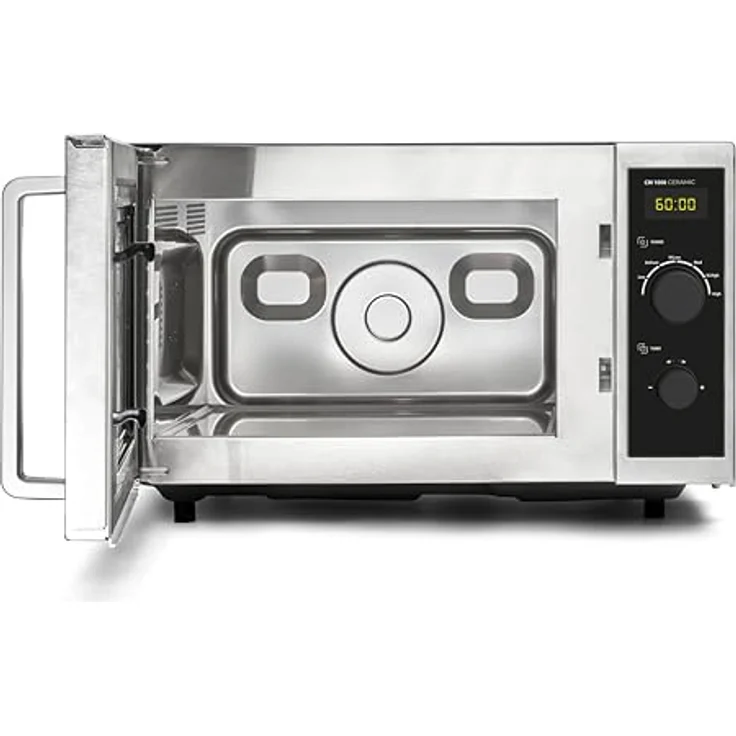 Caso Ceramic Microwave CM 1000 Free standing 1000 W Stainless Steel/Black, Mikrowelle – Bild 2