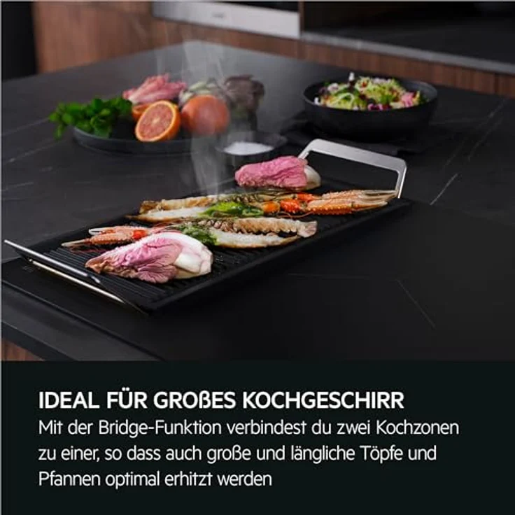 AEG TH84CB0BSZ, autarkes 83 cm Induktions Kochfeld mit 4 Zonen und integriertem Dunstabzug – Bild 14