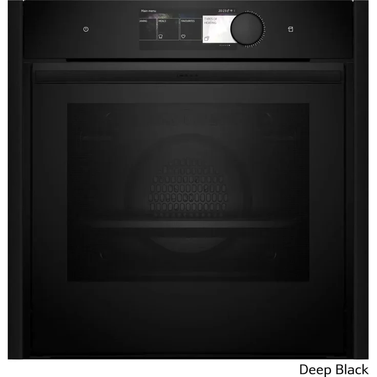 Neff B69VY7MY0 Einbau-Backofen mit Dampfunterstützung, 60 x 60 cm, Deep Black, EEK: A+