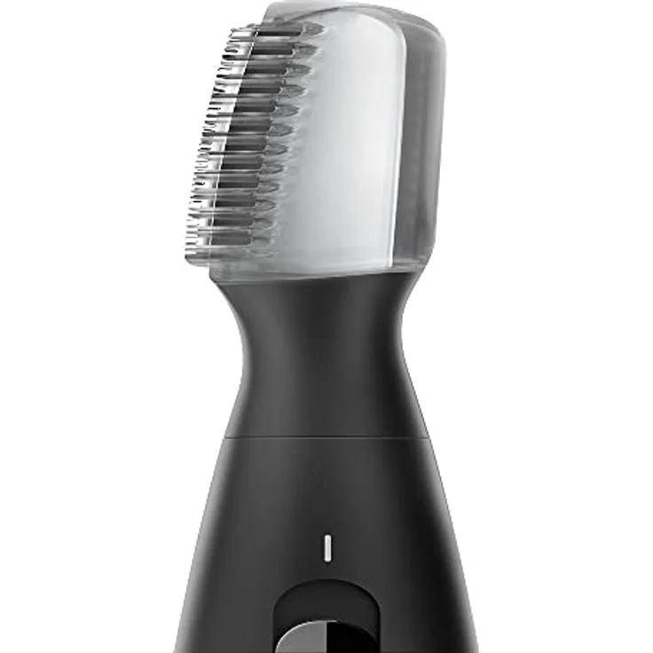 Braun Precision Trimmer PT1000 Präzisionstrimmer mit 2 Trimmeraufsätzen und Aufbewahrungstasche, batteriebetrieben, schwarz – Bild 5