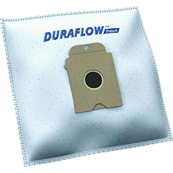 Menalux 9001961425 Duraflow Synthetik-Staubbeutel, weiß, 5 Stück + 1 Microfilter, TÜV geprüft auf Saugleistung und Filterwirkung – Bild 3