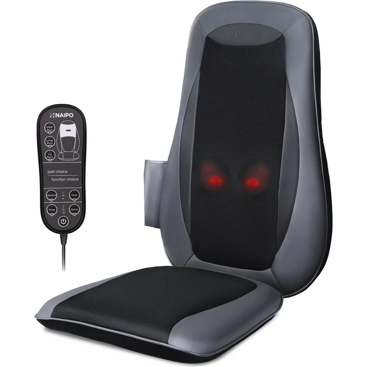 Naipo Mgbk-2606h, Massagegerät mit 4 Nacken-Massageköpfen und verstellbarer Höhe