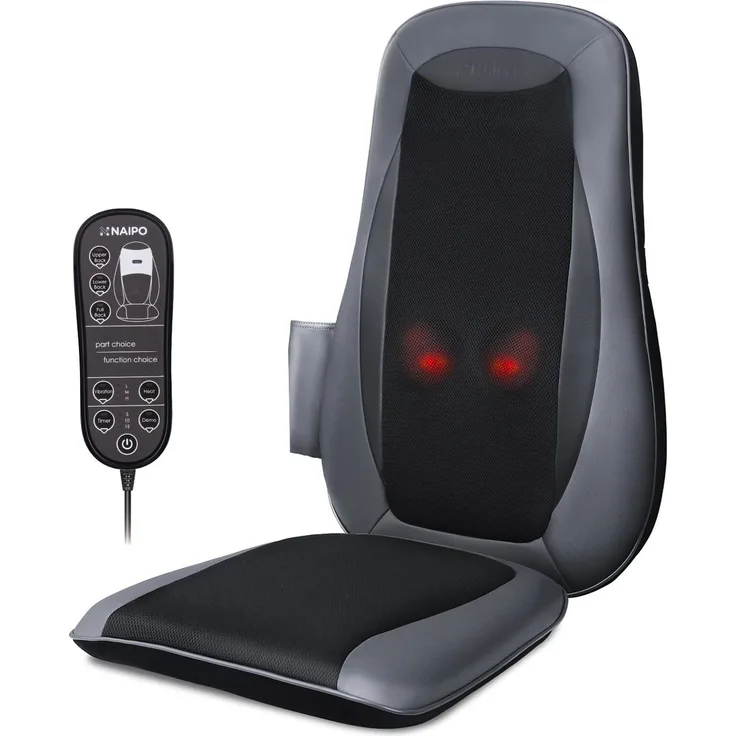 Naipo Mgbk-2606h, Massagegerät mit 4 Nacken-Massageköpfen und verstellbarer Höhe