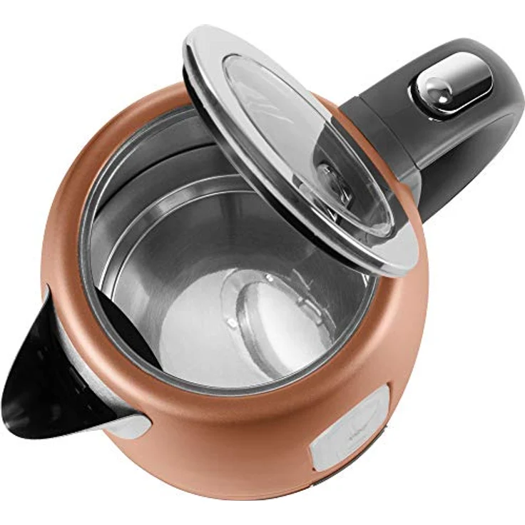 SENCOR SWK 1776GD Wasserkocher aus Edelstahl mit abnembarem Filter (2150 Watt, Volumen 1,7 L) metallic braun – Bild 3