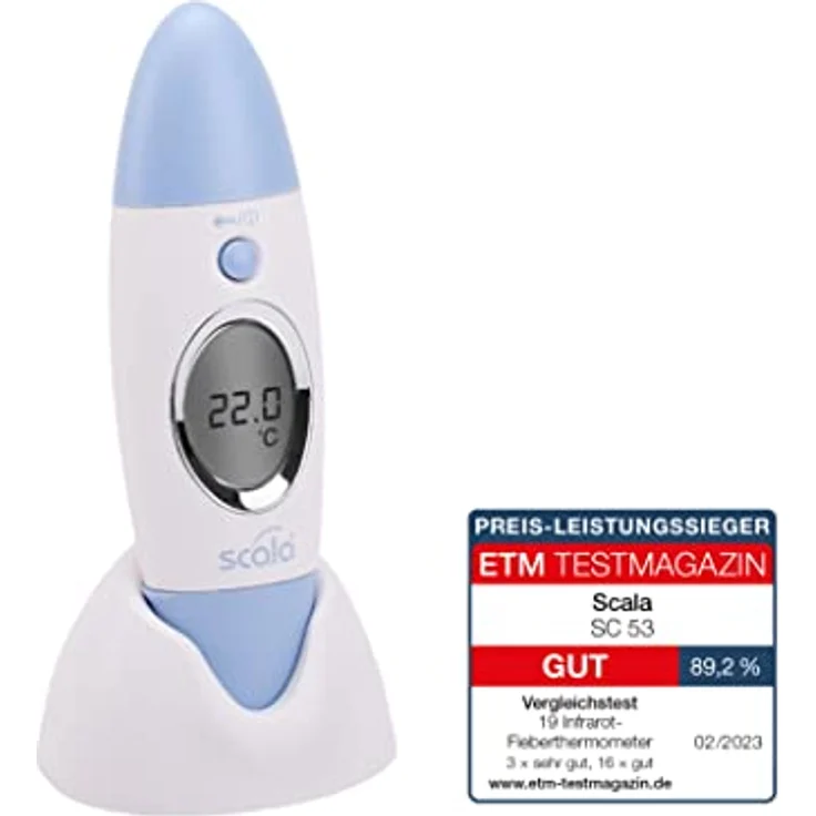 Scala SC 53 Fieberthermometer Mit Fieberalarm kontaktlos – Bild 3