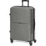 Stratic Shine Koffer & Trolley Groß | Hergestellt aus Bruch- & Kratzfestem Polypropylen mit 4 Rollen, arretierbarer Griff, Kreuzpackgurt und TSA-Schloss | 51 cm x 30 cm x 75 cm - 4.03kg
