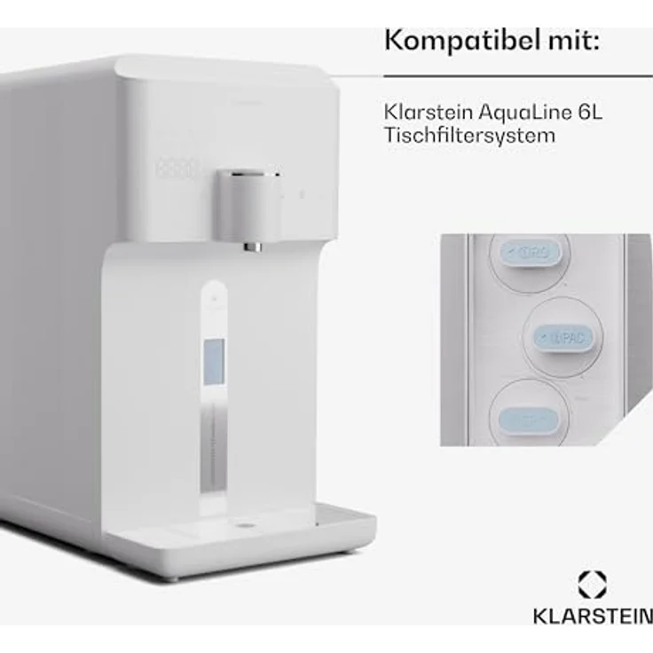 Klarstein Wasserfilter AquaFina 200G RO Filter, Reverse-Osmose Membran, Entkalkung, 0,0001 Mikron Filtration – Bild 5