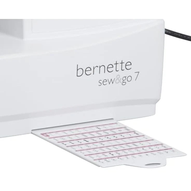 Bernette Computer-Nähmaschine sew&go 7, 80 Programme, -einstellbare Stichlänge, Stichbreite, Einfädelautomatik, Nadelstopp - swiss Design, LED-Nählicht, 7 Nähfüße – Bild 2