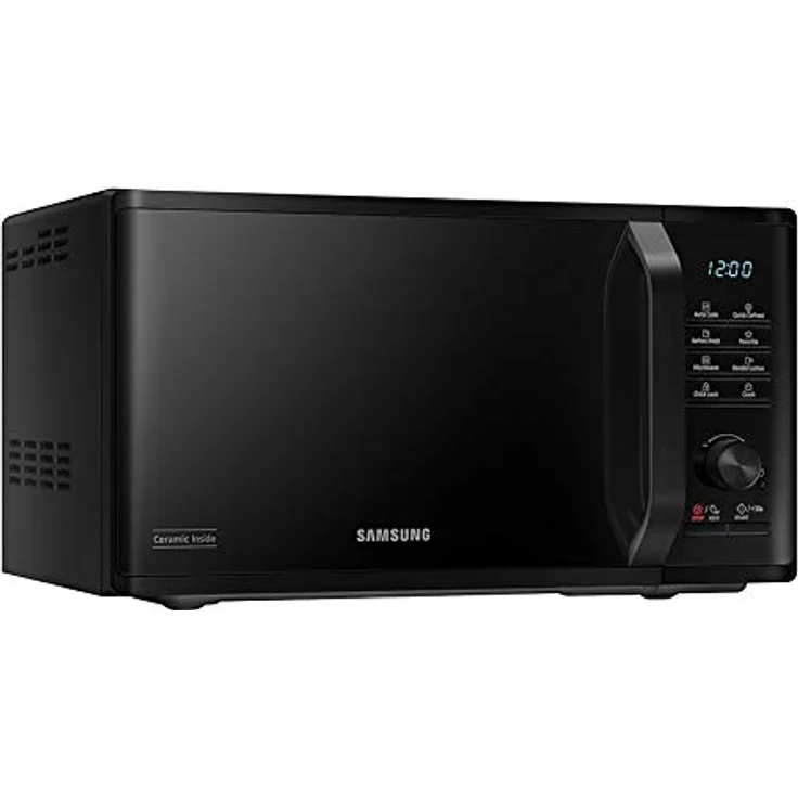 Samsung MS23K3515AK Solo Mikrowelle, 23 l, 800 W, Drehknöpfe, Schwarz – Bild 4
