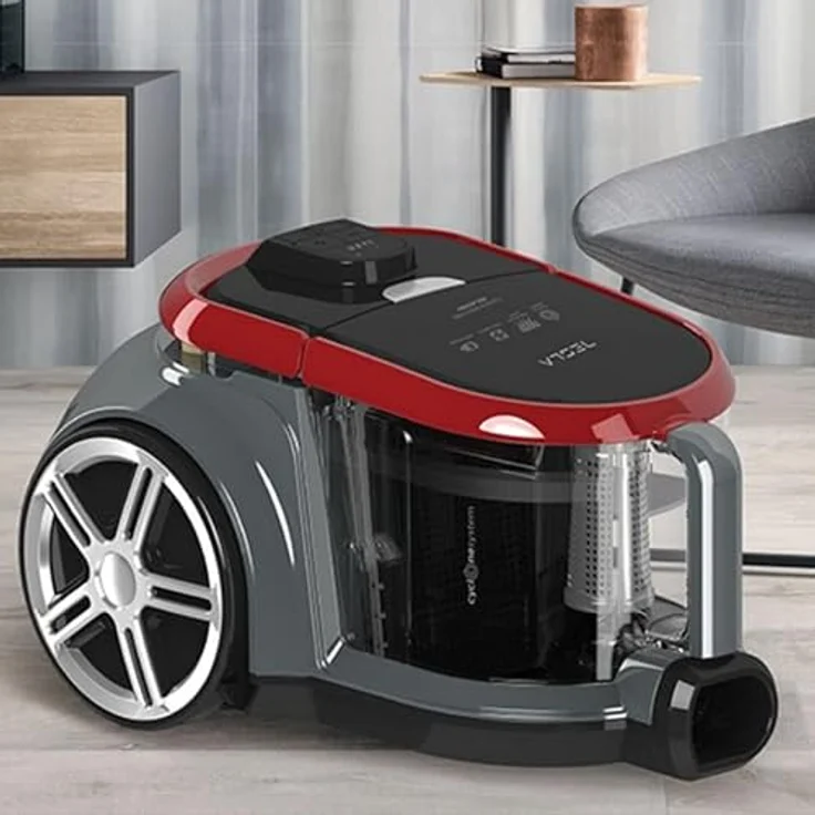 Tesla Bgl400br Beutelloser Staubsauger Durchsichtig One Size / EU Plug mit leiser Zyklontechnologie – Bild 2