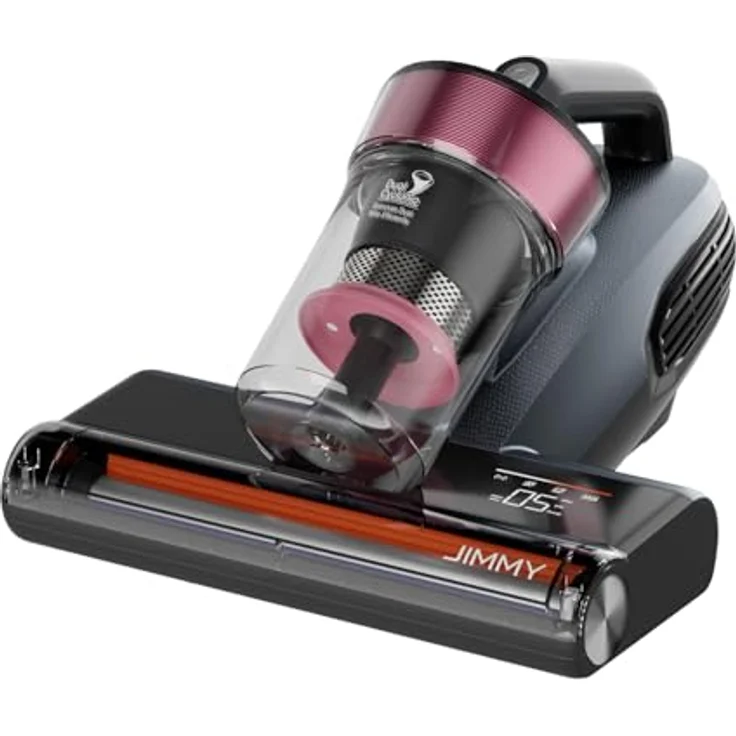 Jimmy BX8 Milbensauger für Matratzen, UV-Licht & 65℃ Heißluft, Staubsensor, Negativ-Ionen-Luftreinigung, LED-Bildschirm, 15 kPa Saugkraft, für Bett, Sofas und Teppiche – Bild 1