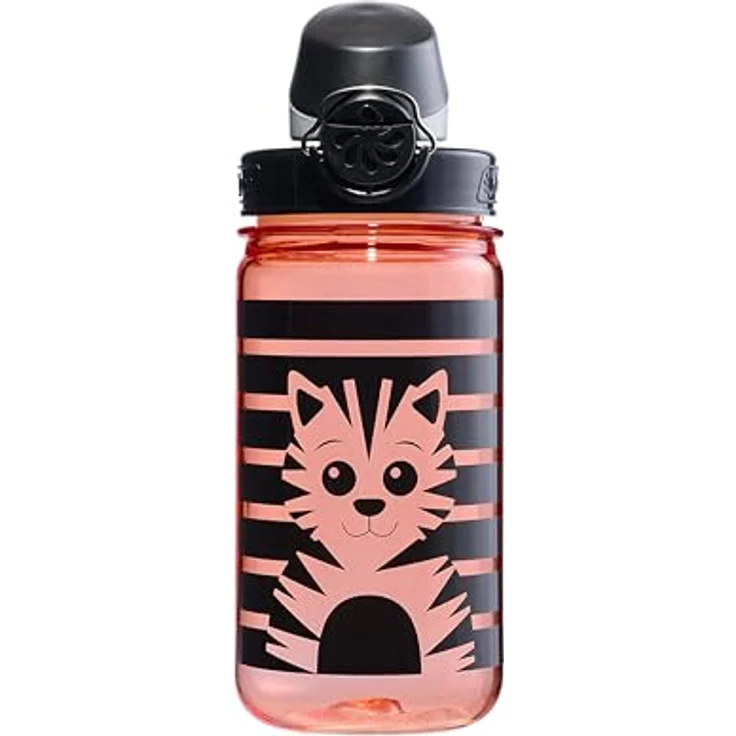 Nalgene OTF Kids Sustain Trinkflasche, Einhandverschluss, 0,35 L, bruchfest, BPA-frei, Recyclingmaterial – Bild 1