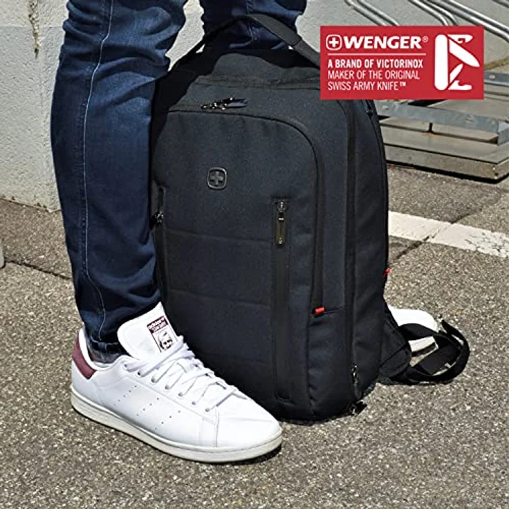 Wenger City Traveler Carry-On Notebook Rucksack 16 schwarz – Bild 2