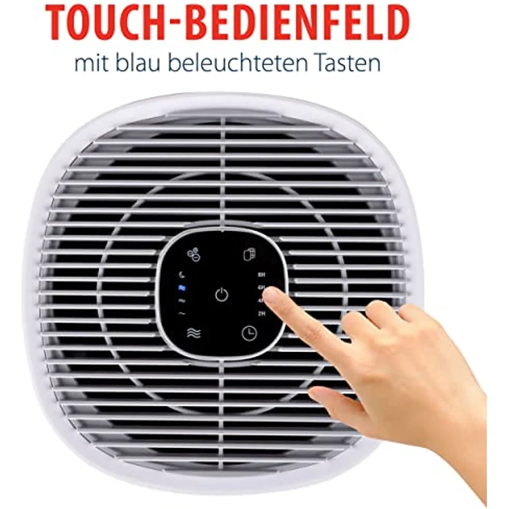 alpina Luftreiniger - Luftreiniger mit Ionisator - HEPA-Filter - 3 Modi + Nachtmodus - Weiß – Bild 5