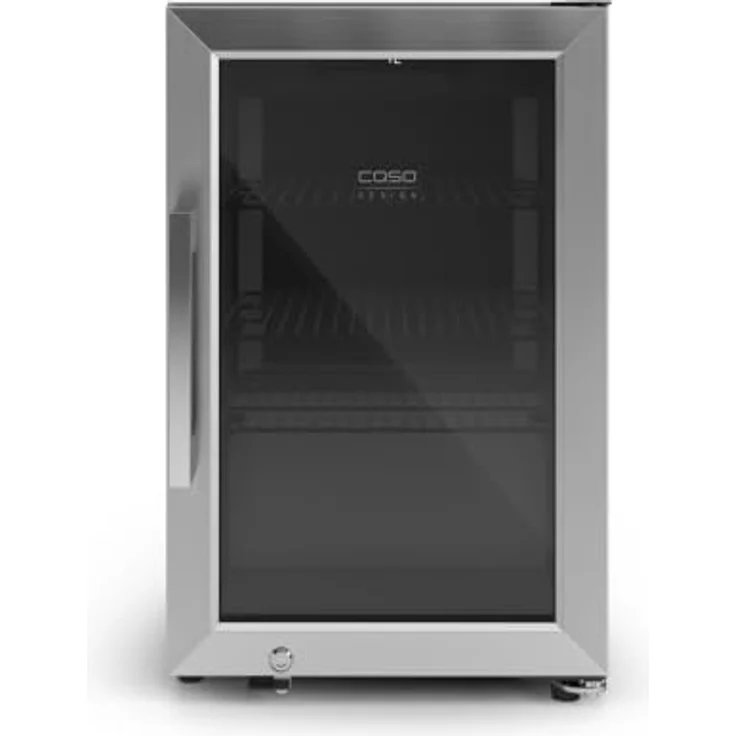 CASO BBQ Deluxe-R Smart, Design Barbecue Cooler mit Digital-Touch-Display, 63 l Innenraum, Edelstahl, Wi-Fi steuerbar, 3 verstellbare Ablagen, abschließbare Tür mit Selbstschließmechanismus – Bild 1