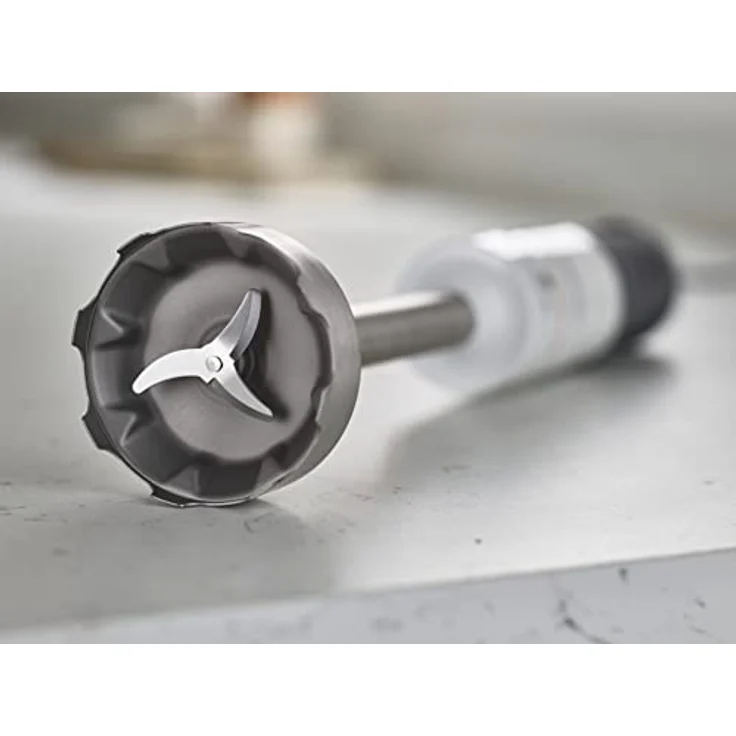 Kenwood HBM40.002 WH Stabmixer triblade XL, 800W, 2 Geschwindigkeiten, Kunststoff, weiß-grau – Bild 2