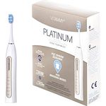 Vitammy PLATINUM Adult Ultraschall-Zahnbürste Gold, Weiß mit 5 Betriebsmodi