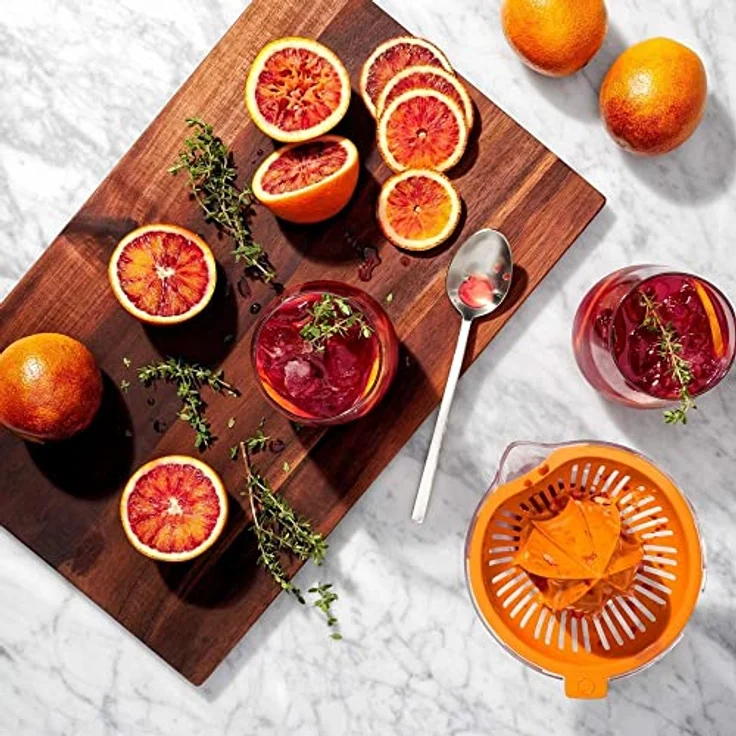OXO 11263400MLNYK Good Grips Citrus Juicer 2-in-1 Zitruspresse, plastik, Orange – Bild 7