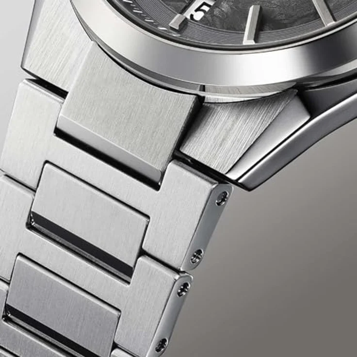 Casio Edifice EFK-100CD-1AER, Herrenuhr Automatik in Edelstahl/Schwarz mit Kratzfestem Synthetischen Saphirglas und Kalenderfunktion – Bild 5
