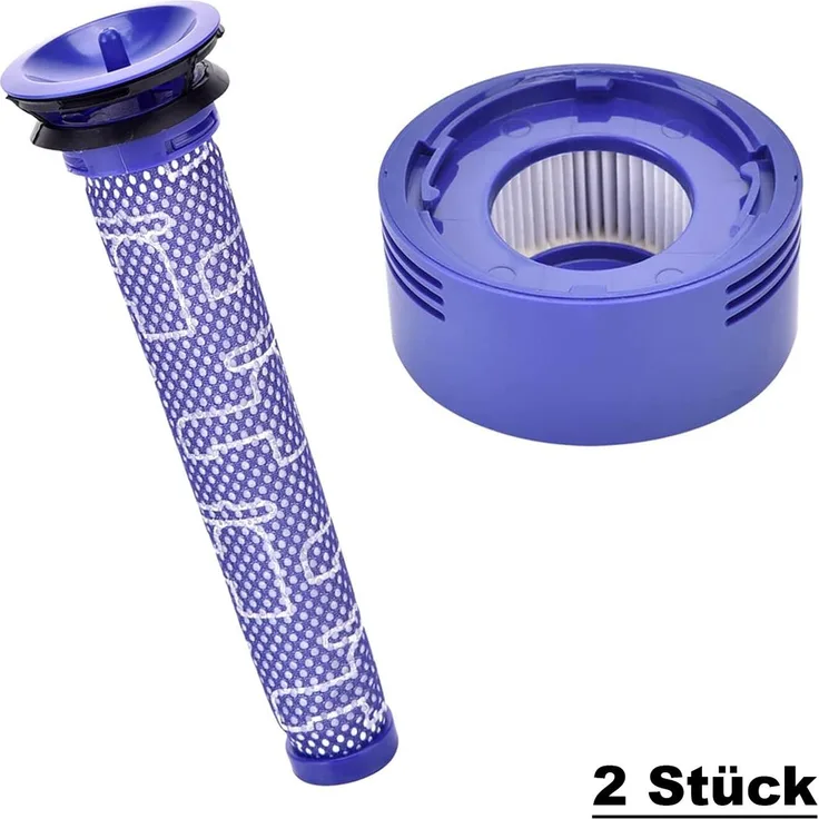 CoolGadget 2x Hepa Ersatz Filter für Dyson V7 V8 Serie Animal Absolute Motorhead Zubehör - Hochwertige Filterung, Einfache Installation, Langanhaltende Leistung