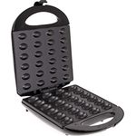 Mesko MS 3041 Waffeleisen, Nussbäcker für 24 Nusshälften, XL, 1600 W, Antihaftbeschichtung, Zaubernuss, Nussmaker, Oreschniza, Backautomat, Nusswaffeleisen für Oreschki, Schwarz