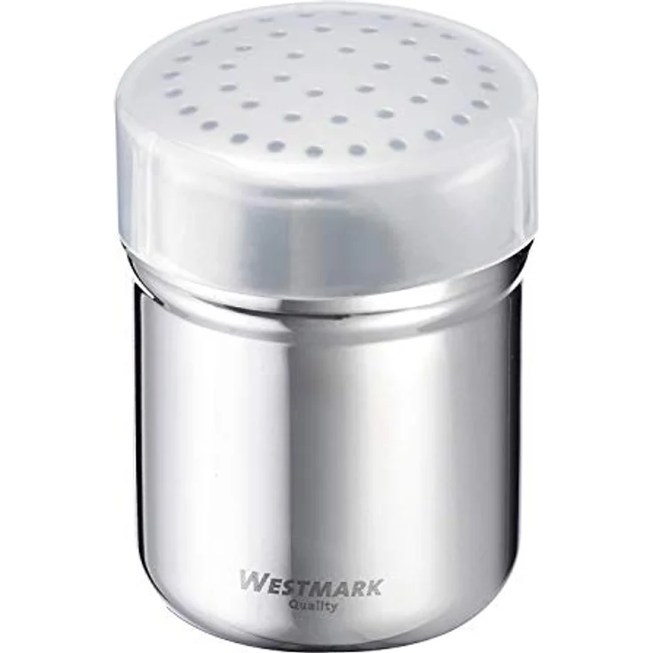 Westmark Gewürzstreuer, Mit Frischhaltedeckel, Fassungsvermögen: ca. 80 – 100 gr, Kunststoff/Rostfreier Edelstahl, Grob, Silber/Transparent, 69522260 – Bild 3