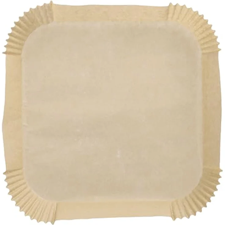 PAPSTAR 100 Backpapiere 23 cm x 23 cm x 4,5 cm braun für Heißluftfritteusen – Bild 4