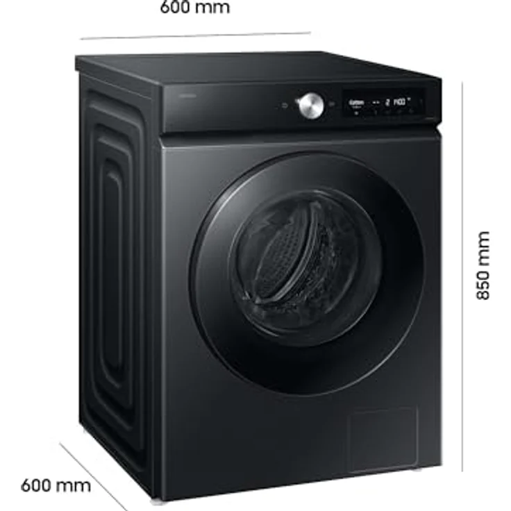 Samsung Waschtrockner WD7400D WD9EDB7B85GBU2, 9 kg, 6 kg, 1400 U/min, Frontlader mit Invertermotor, Nachlegefunktion, automatische Dosierung - weiß – Bild 2