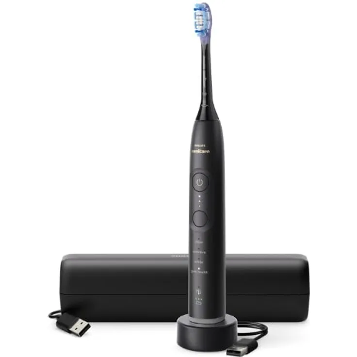 Philips Sonicare Series 7100 HX7421/01 Elektrische Zahnbürste, visuelle Andruckkontrolle, 7 Putzeinstellungen, inkl. Reiseetui