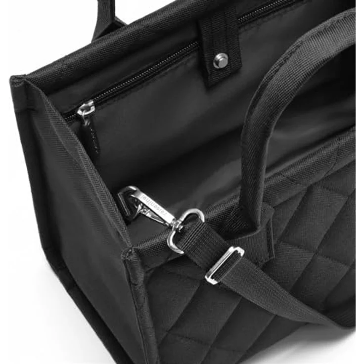 Reisenthel Einkaufstasche, Schwarz, Textil, 27x21x14 cm, ideal für Freizeit und Einkauf – Bild 2