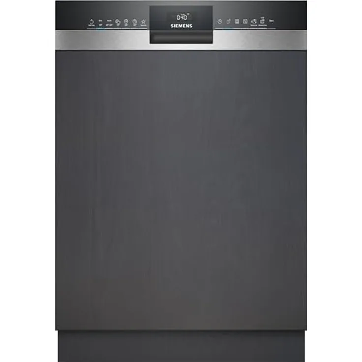 Siemens iQ300, Teilintegrierter Geschirrspüler, 60 cm, Edelstahl, SN53HS10TE