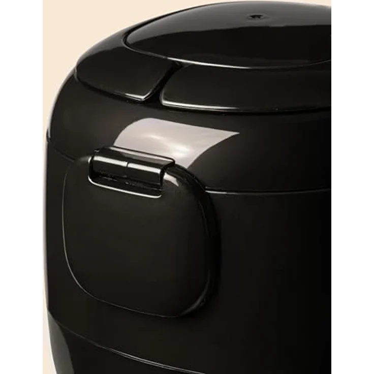 Reishunger Mini Reiskocher, schwarz | 0,3 L - 1-2 Portionen | Hochwertige Keramikbeschichtung - Premium Topf | Handliche Größe für kleine Haushalte und unterwegs – Bild 4