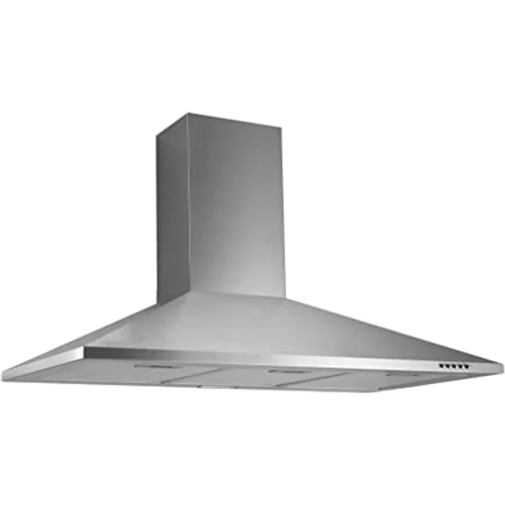 Candy Dunstabzugshaube CCE119/1X DE, 90 cm, 213W, 3 Leistungsstufen, Abluft & Umluft, Energieeffizienz B, Edelstahl mit LED-Beleuchtung – Bild 2