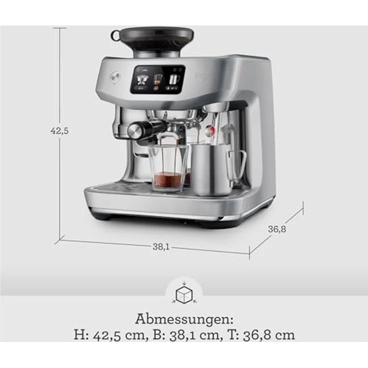 Sage the Oracle Jet Trüffelschwarz Halbautomatische Espressomaschine – Bild 7