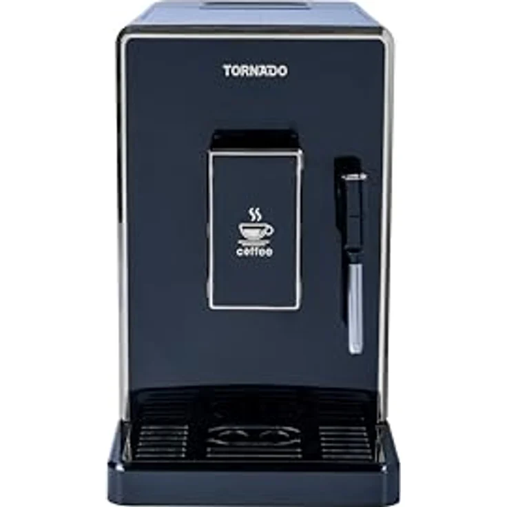 Tornado Kaffeevollautomat TCM-9008AGS, 20 Bar Kaffeeautomat in Gold Schwarz mit Milchaufschäumer – Bild 4