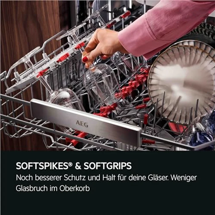 AEG GT9200X2SCM Serie 9000, teilintegrierter 60cm Einbaugeschirrspüler mit AEG App und Besteckschublade, Energieeffizienzklasse A – Bild 14