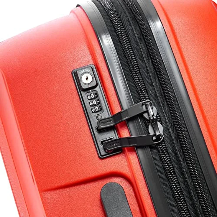 DELSEY PARIS - Belmont Plus - Ausziehbarer Starrer Großraumkoffer - 82x52x37 cm - 132 Liter - XXL - Rot verwelkt – Bild 5