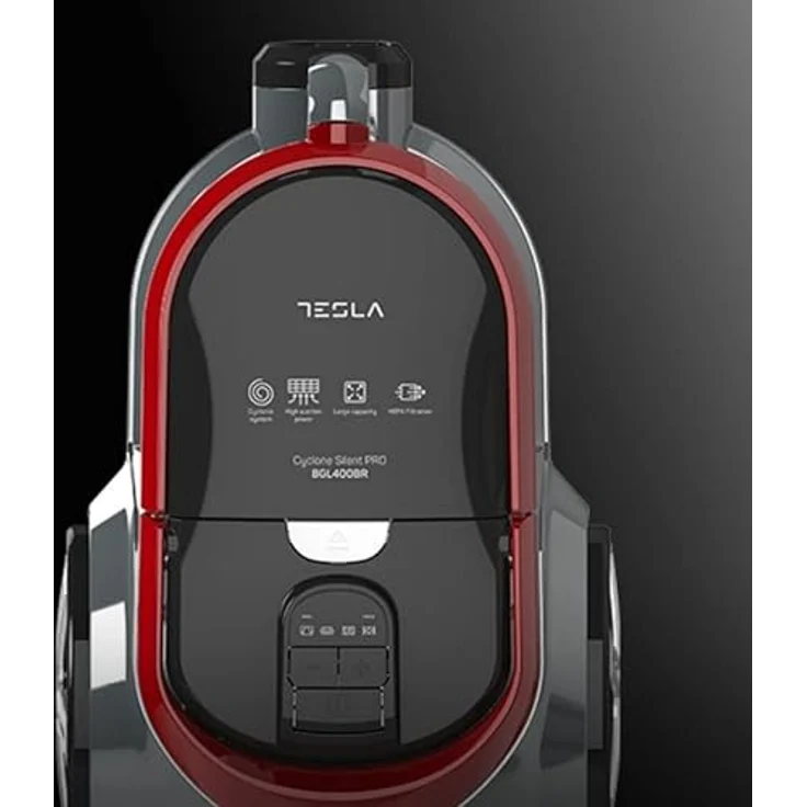 Tesla Bgl400br Beutelloser Staubsauger Durchsichtig One Size / EU Plug mit leiser Zyklontechnologie – Bild 4