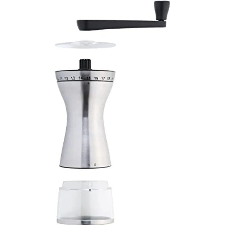 Zassenhaus 041156 Kaffeemühle Edelstahl Silber, 25 x 9 cm – Bild 2