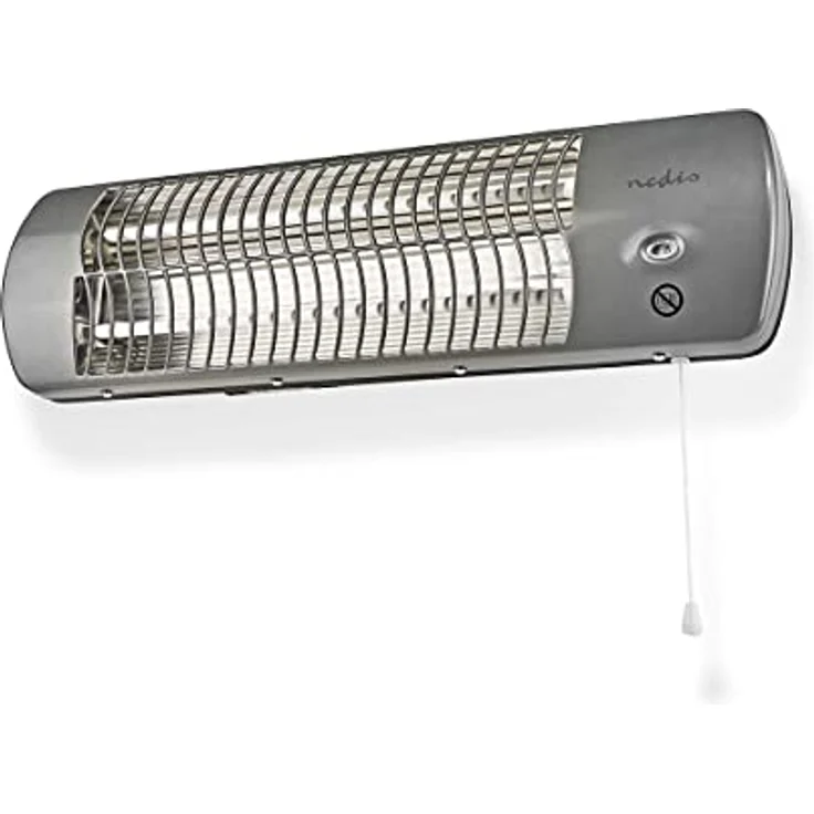 Nedis HTBA10GY Bad-Schnellheizer 1200W 12m² Grau, Heizstrahler, Grau – Bild 6