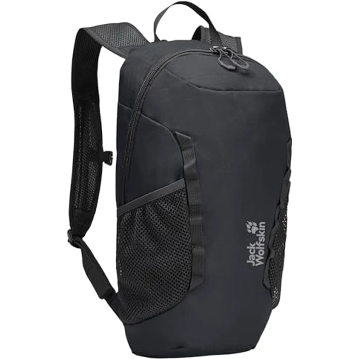 Jack Wolfskin Daypack VELOCITY LITE 10, leichter Rucksack mit AEROSHAPE LITE Tragesystem und Trinkblasenfach, Schwarz – Bild 7