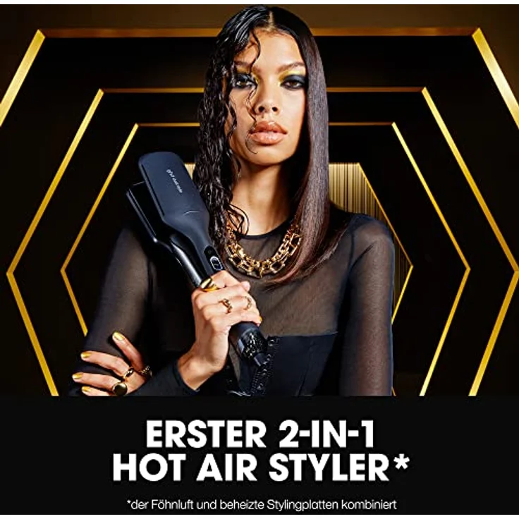 ghd duet hair style | 2-in-1 Glätteisen + Haartrockner, Hot Air Styler für die Verwandlung von nassem zu gestyltem Haar - white – Bild 2