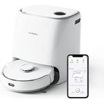 NARWAL Freo Saugroboter mit Wischfunktion und automatischer Dockingstation (Freo-Modus und DirtSense-Schmutzerkennung, rotierende Mopps, Smart-Swing Randreinigung, Heißlufttrocknung)