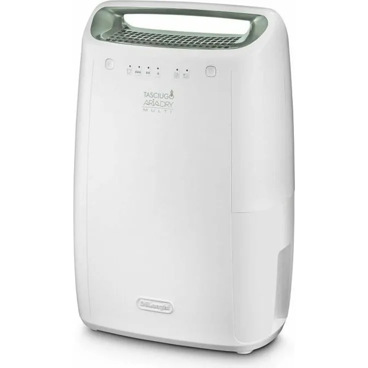 De'Longhi Luftentfeuchter DEX212SF, leise & effektiv, Aktivkohlefilter, für Schlafzimmer, weiß