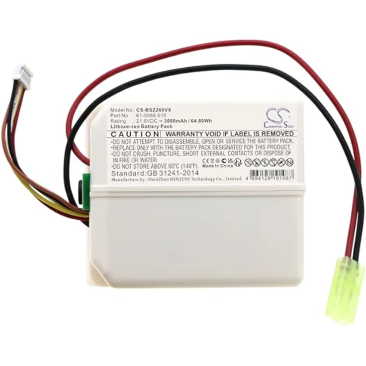 TCTK akkus Kompatibel mit [Bissell] 2602C, 2602Z, P2822-21 Ersetzt 1618212, 1620773, 61-0088-010, 21.6V, weiß – Bild 5